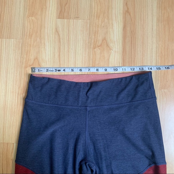 Outdoor Voices Large Color Block Leggings Pink Red Blue Colorblock - Picture 5 of 9